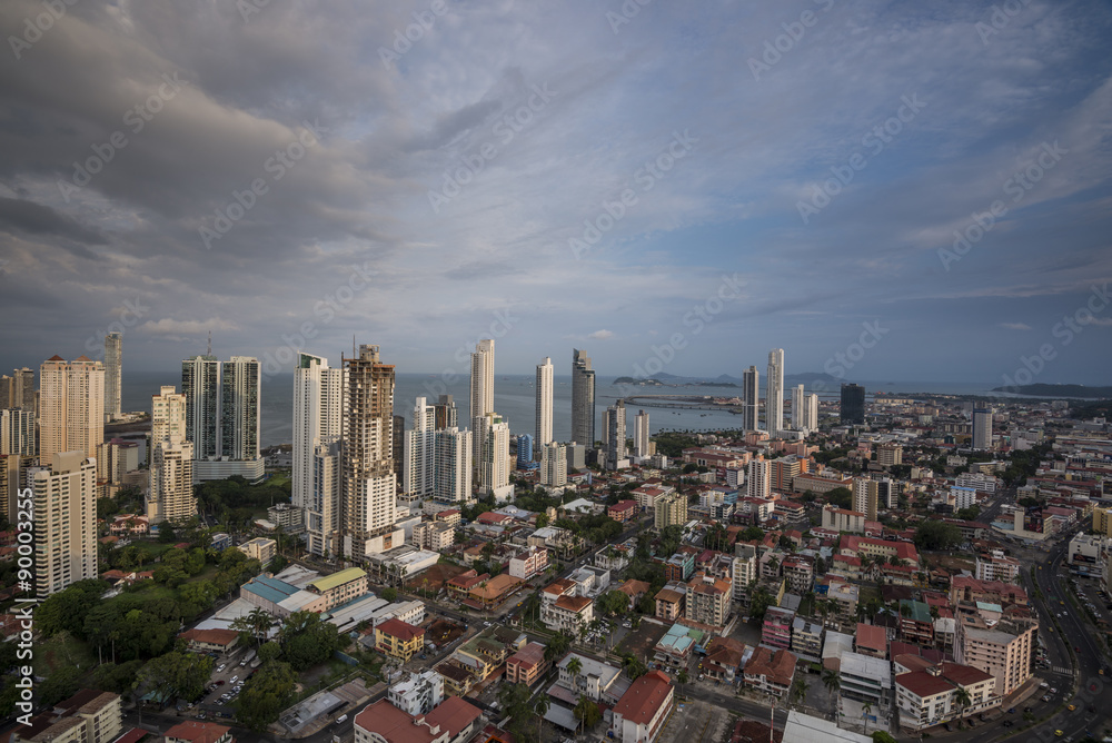 Fototapeta premium City skyline at Panama City, Central America