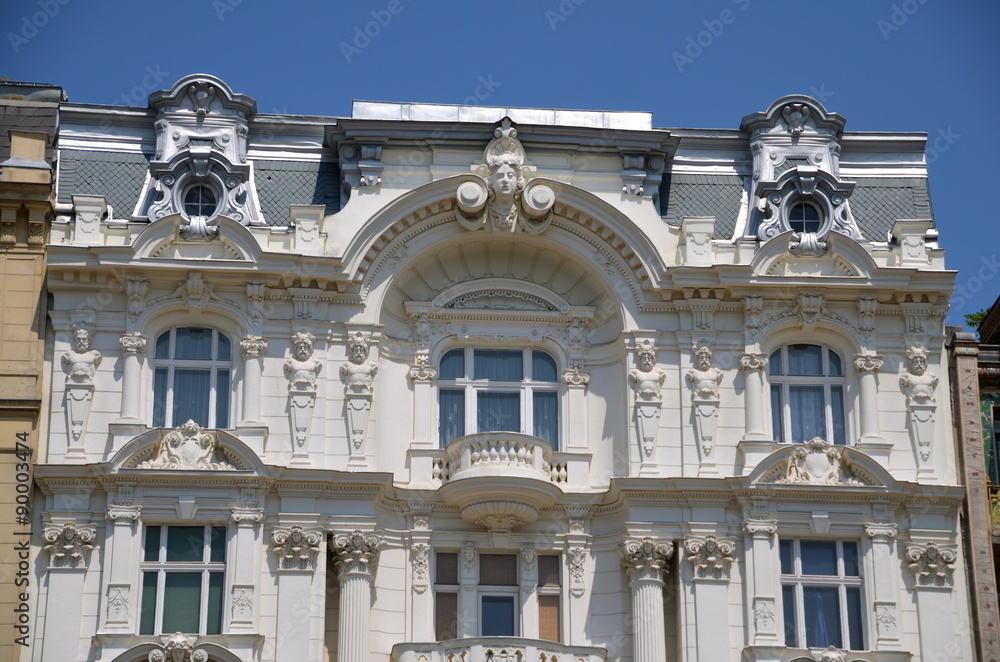 Fototapeta premium Jugendstil facade in Vienna, Austria
