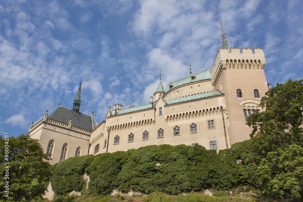 Historic castle Bojnice in the Slovak Republic. View of an old castle built in the 12th century.
Historic castle Bojnice in the Slovak Republic. View of an old castle built in the 12th century.