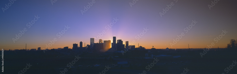 Skyline, Sunrise, Denver, CO
