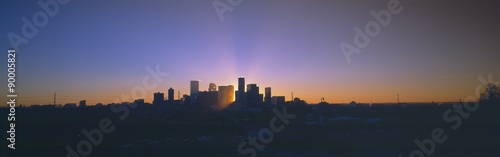 Skyline, Sunrise, Denver, CO © spiritofamerica