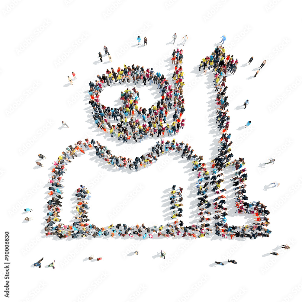 group people shape man isolated group people shape man isolated