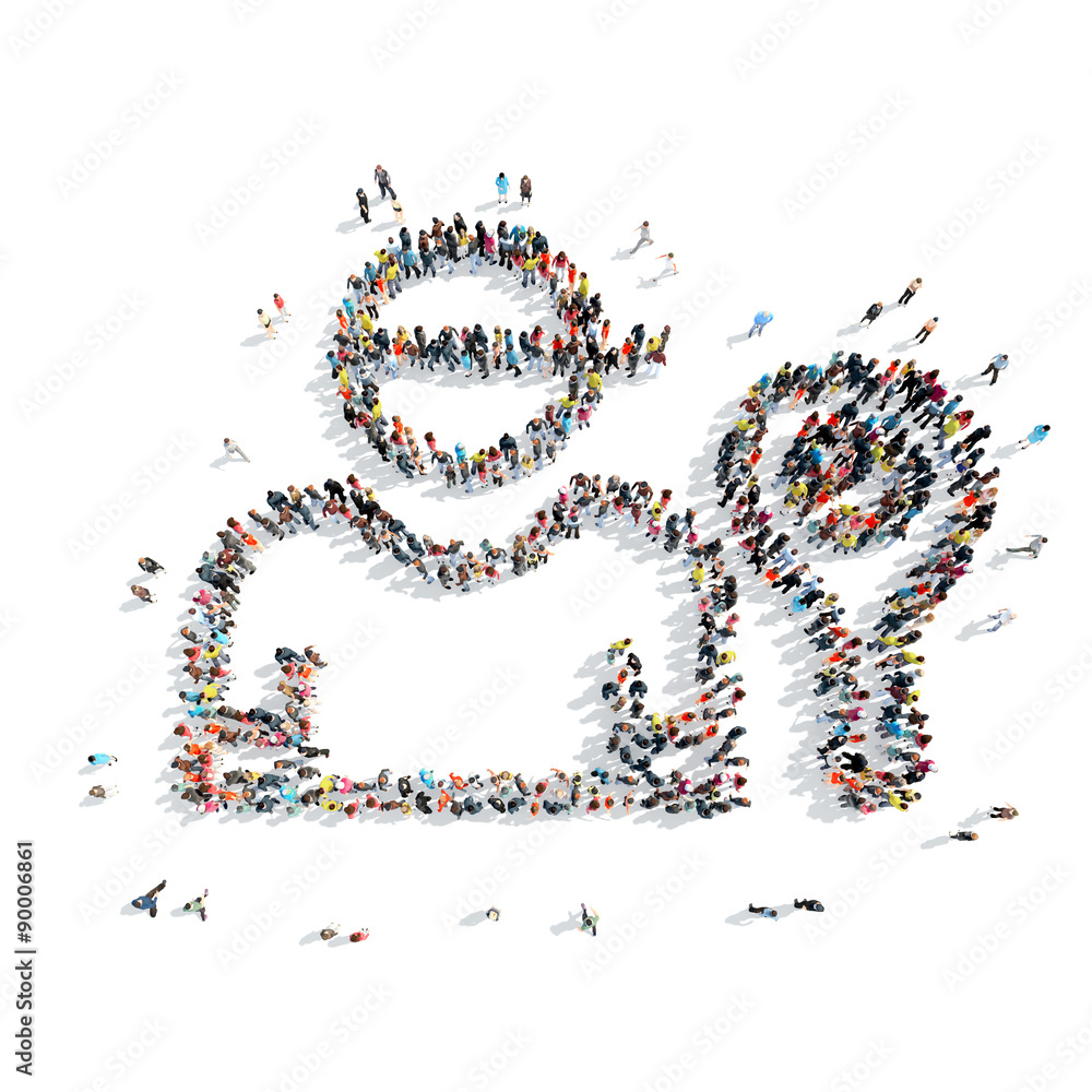 group people shape man isolated group people shape man isolated