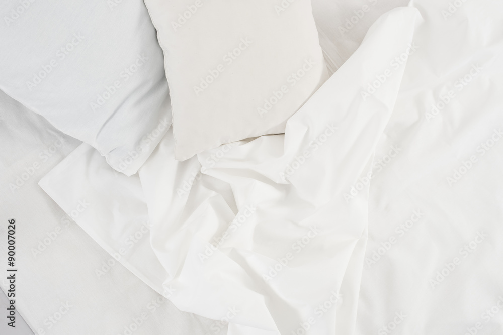 Obraz premium white linen cloth