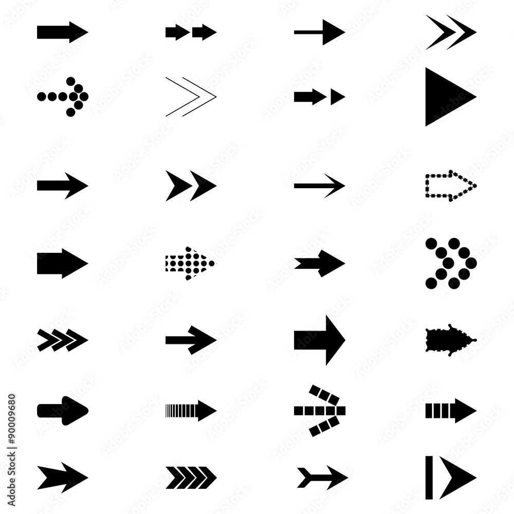 Set icons Arrows Set icons Arrows
