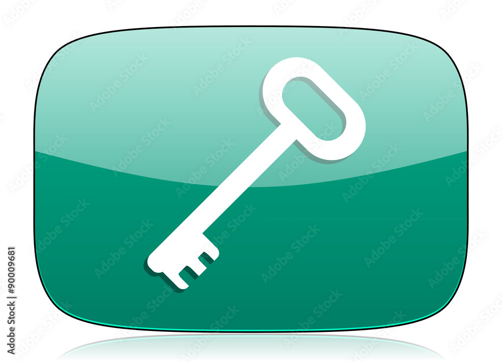 key green icon secure symbol key green icon secure symbol