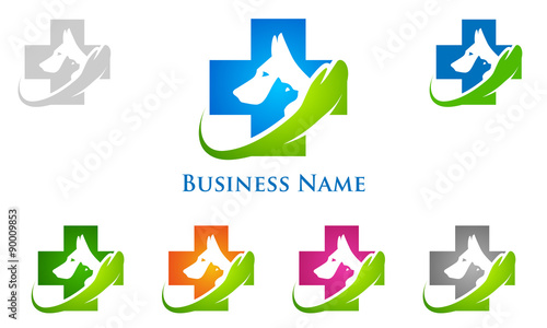 dog, cat, pet, vet, logo, 