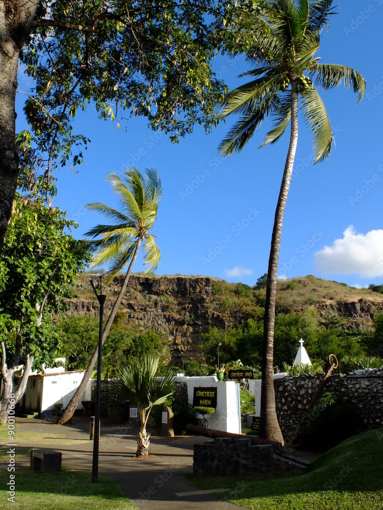 entrée du cimetière marin de Saint-Paul de La Réunion