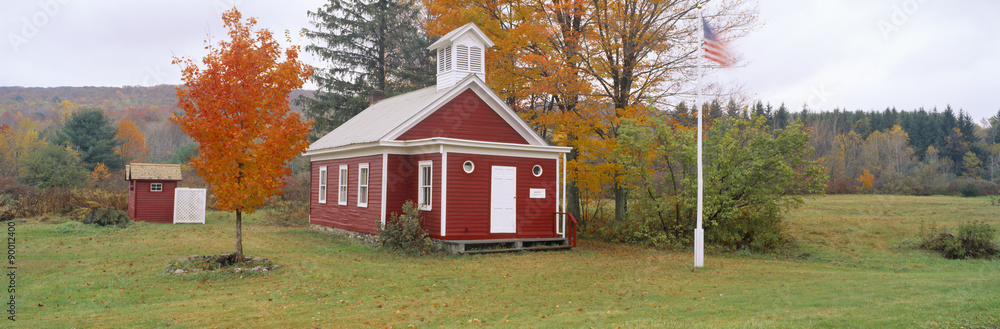 One-room schoolhouse in Austerlitz from 1852, New York State One-room schoolhouse in Austerlitz from 1852, New York State