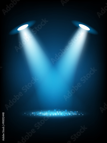 Vector Reflector Lamps Illustration