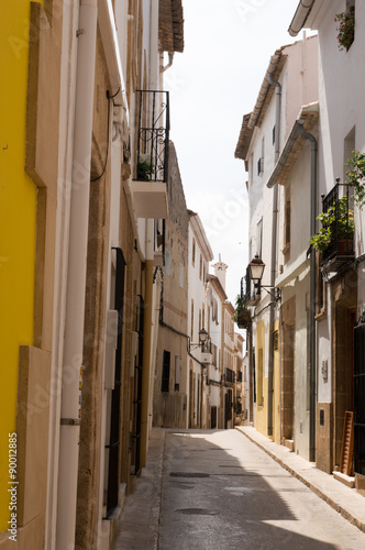 Narrow Spanish Street - in the town of Javea