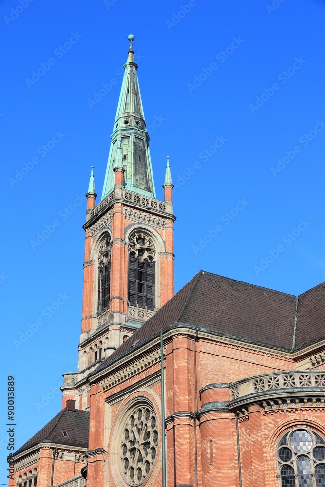 Dusseldorf protestant church, Germany