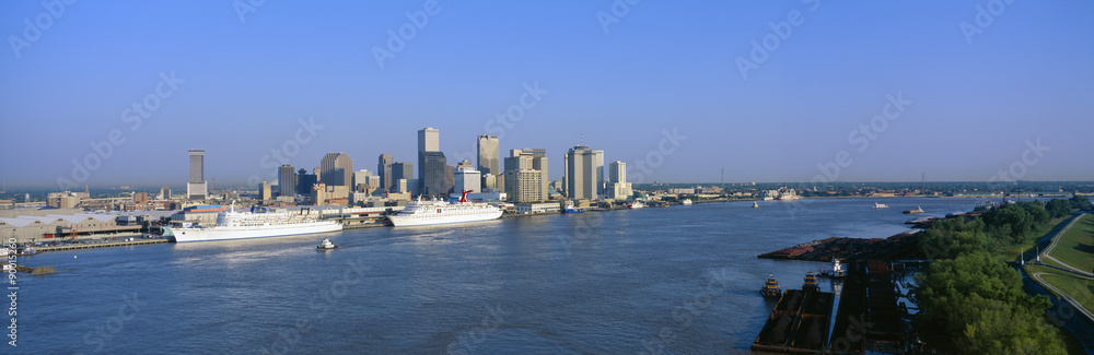 New Orleans Skyline, Sunrise, Louisiana