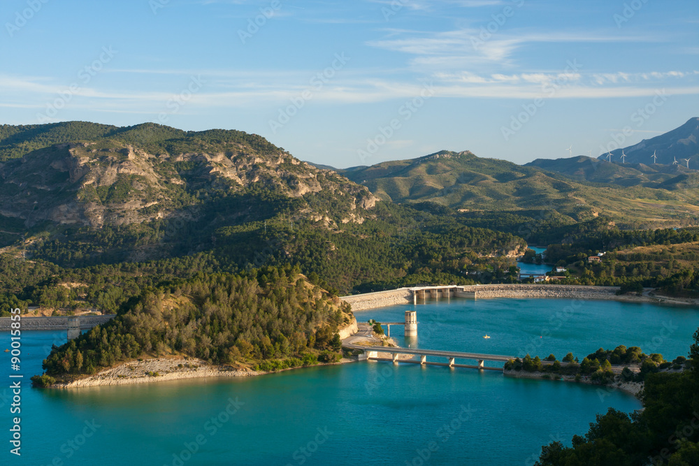 Gobantes, Malaga lake district in Andalusia Spain Gobantes, Malaga lake district in Andalusia Spain