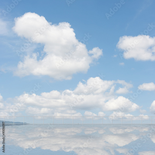 Background of clouds