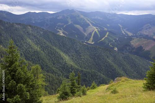 View on the summer Slovakia Mountains High Tatras © Kajano
