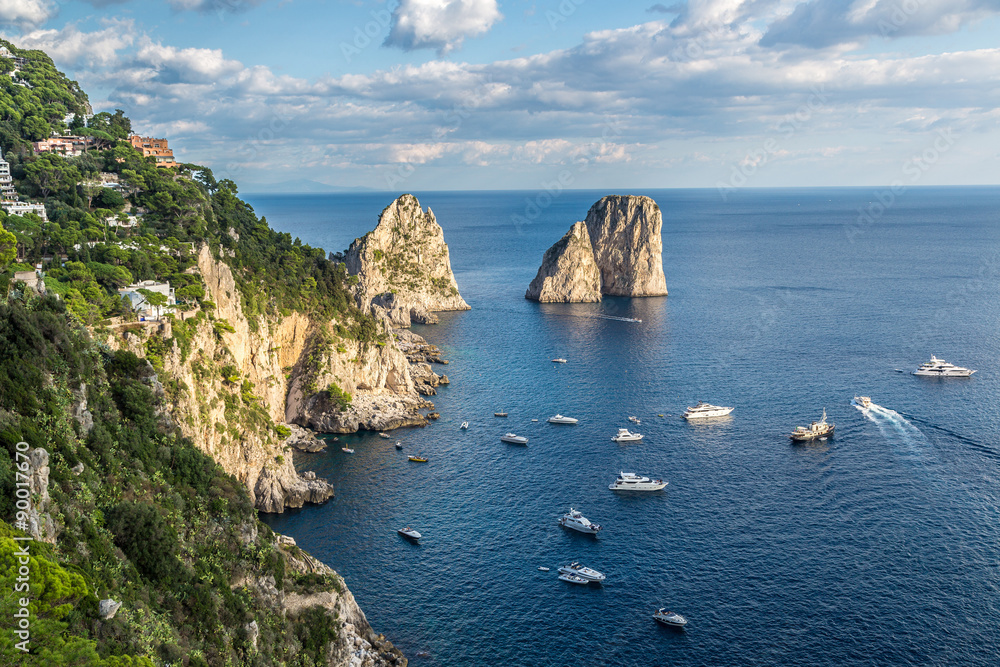 Capri island in Italy Capri island in Italy