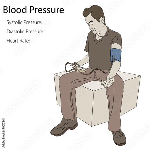 Male Taking Blood Pressure