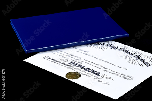 High School Diploma with Cover