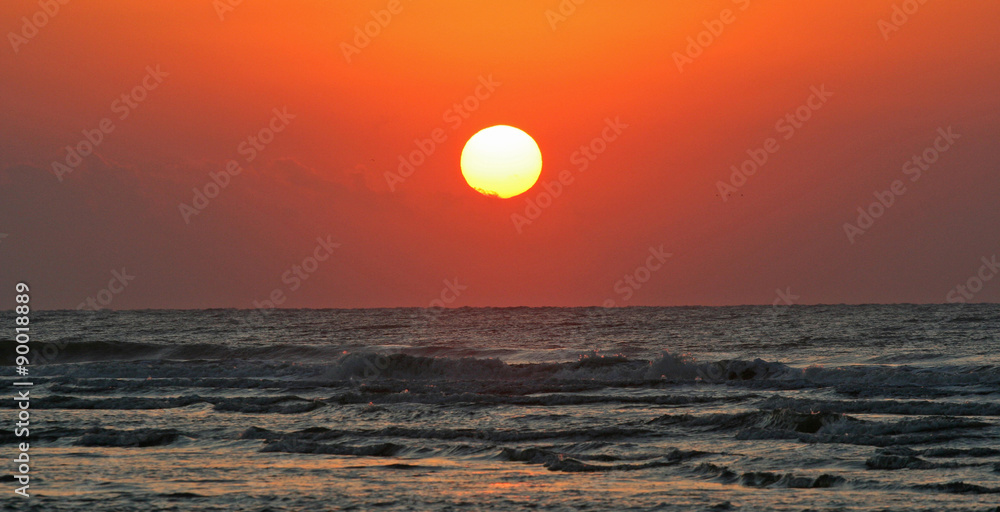 Sunrise Over Atlantic Ocean