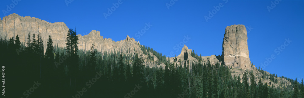 Chimney Peak in Uncompahgre National Forest, Ridgeway, Colorado