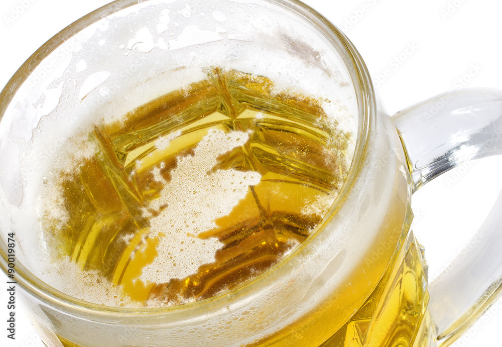 Beer head shaped as Scotland in a beer mug.(series) Beer head shaped as Scotland in a beer mug.(series)