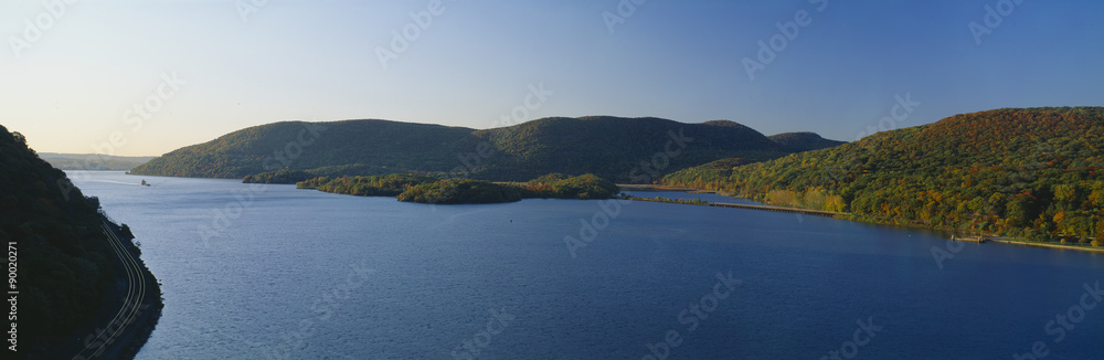 George W. Perkins Memorial Drive in Bear Mountain State Park, Hudson River Valley, New York George W. Perkins Memorial Drive in Bear Mountain State Park, Hudson River Valley, New York
