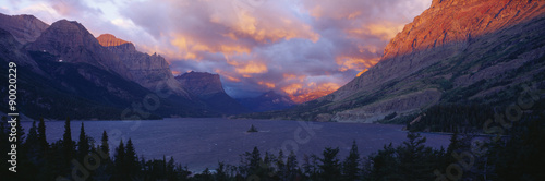 St. Mary Lake, Glacier National Park, Montana photo