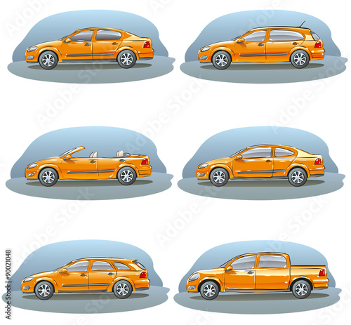Different types of car body
