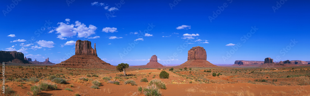 This is a 360 degree panoramic image of Monument Valley Navajo Tribal Park.