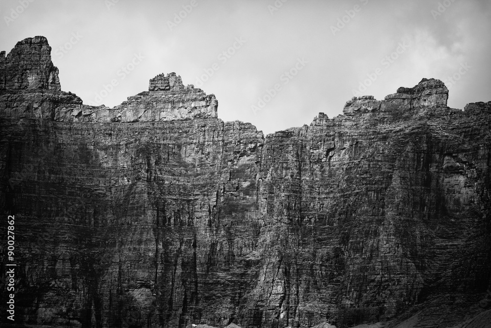 Headwall At Iceberg Lake