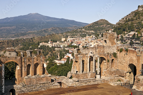 Taormina Viewpoint With Theatre