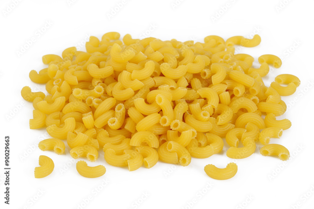 italian pasta macaroni isolated on white background italian pasta macaroni isolated on white background