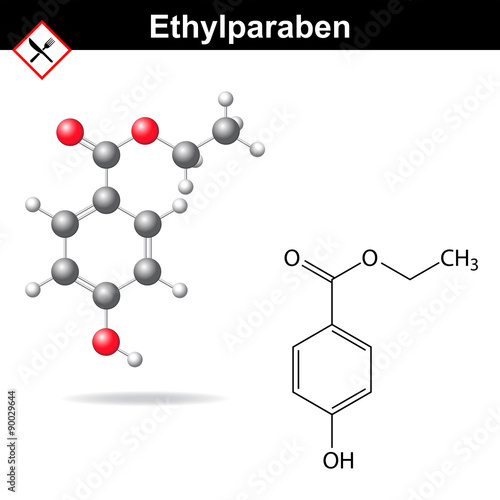 Ethylparaben chemical formula