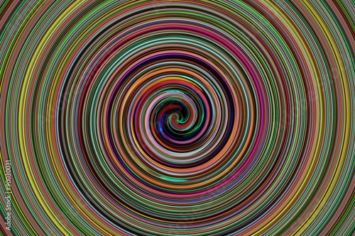 abstract colorful spiral