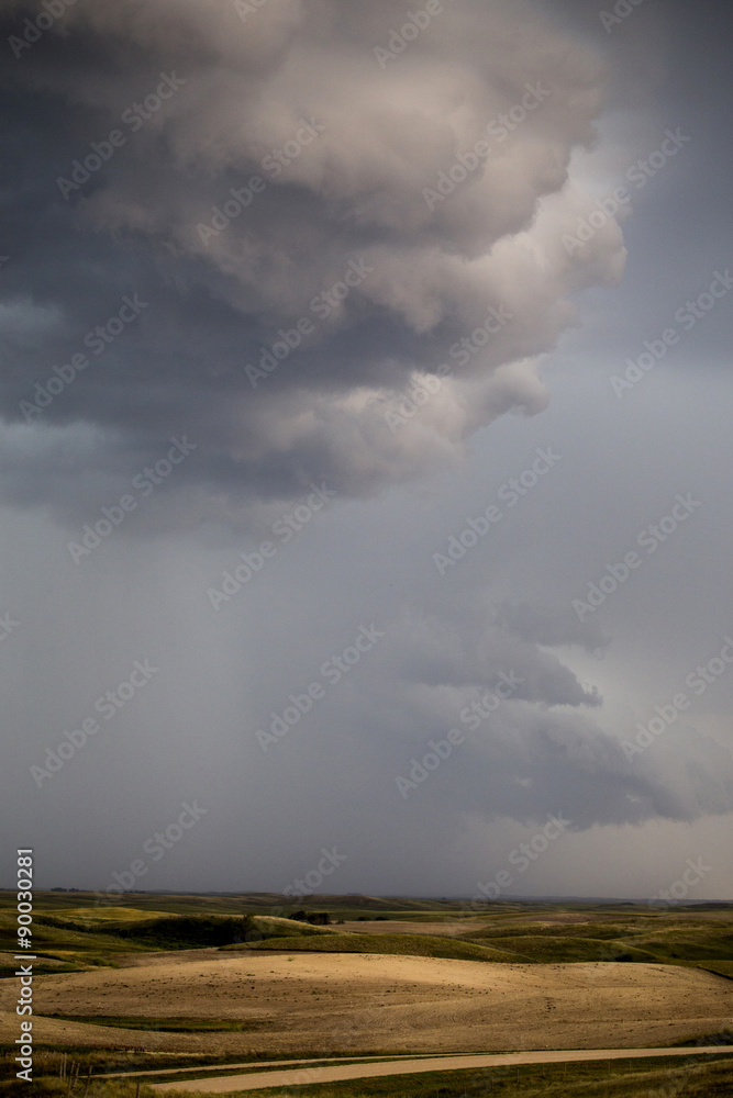 Storm Clouds Prairie Sky Storm Clouds Prairie Sky