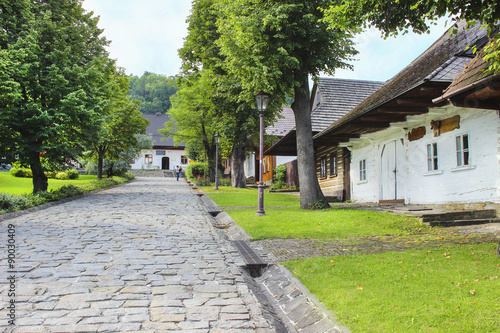 Fototapeta Naklejka Na Ścianę i Meble -  Historic city centre of Lanckorona, polish resort,  Poland