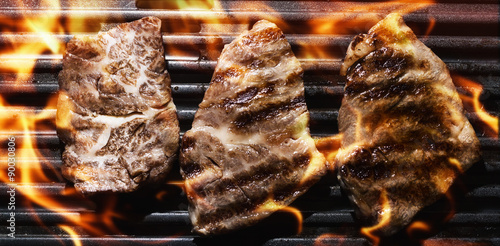 Grilled meat