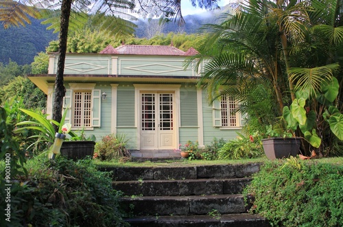 cases créoles, île de la Réunion photo