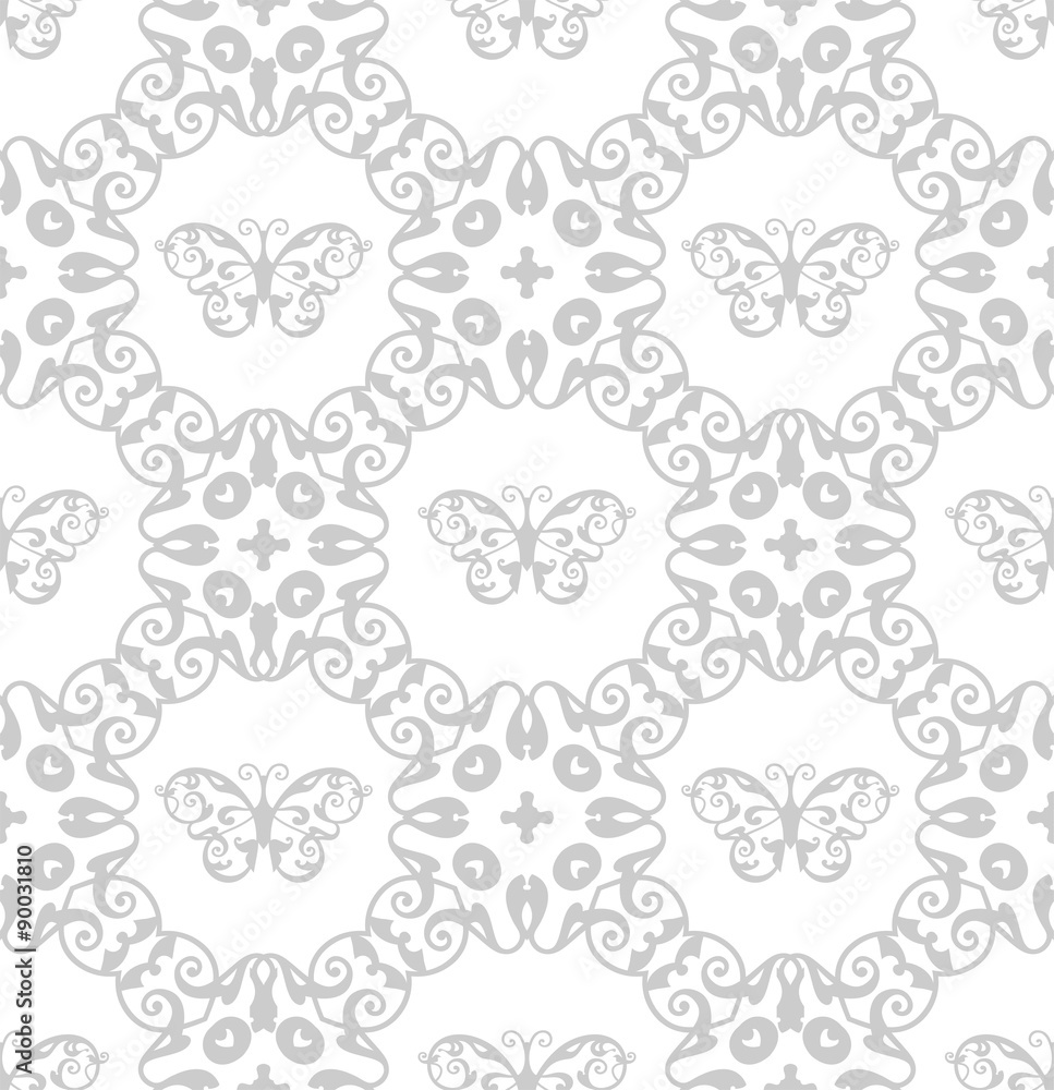 Butterfly. Vector design elements and seamless pattern Butterfly. Vector design elements and seamless pattern