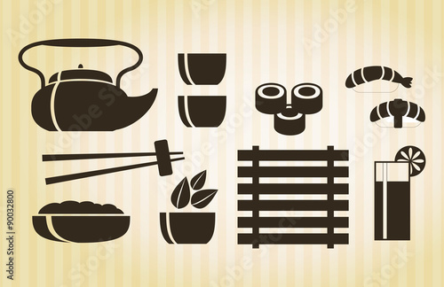 Spa icons set, vector 