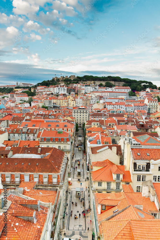 Fototapeta premium Saint George's Castle , Lisbon, Portugal
