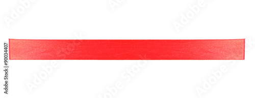 Free Download Red ribbon isolated on white background - GFXLoad