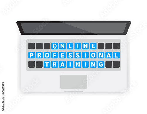 Online Professional Training Keyboard Laptop