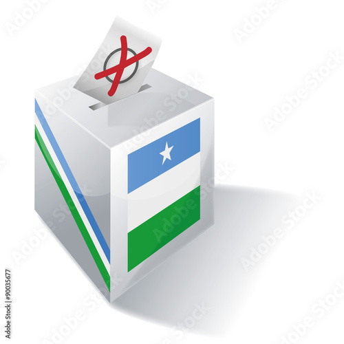 Bilde på lerret Wahlbox Puntland