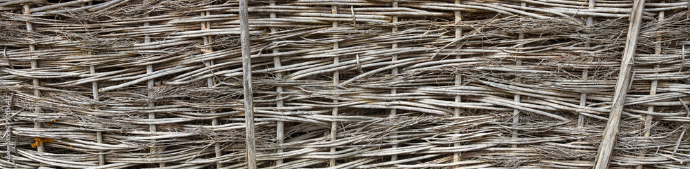 Textura de antiguo Enramado vegetal seco para cerramiento de animales Textura de antiguo Enramado vegetal seco para cerramiento de animales