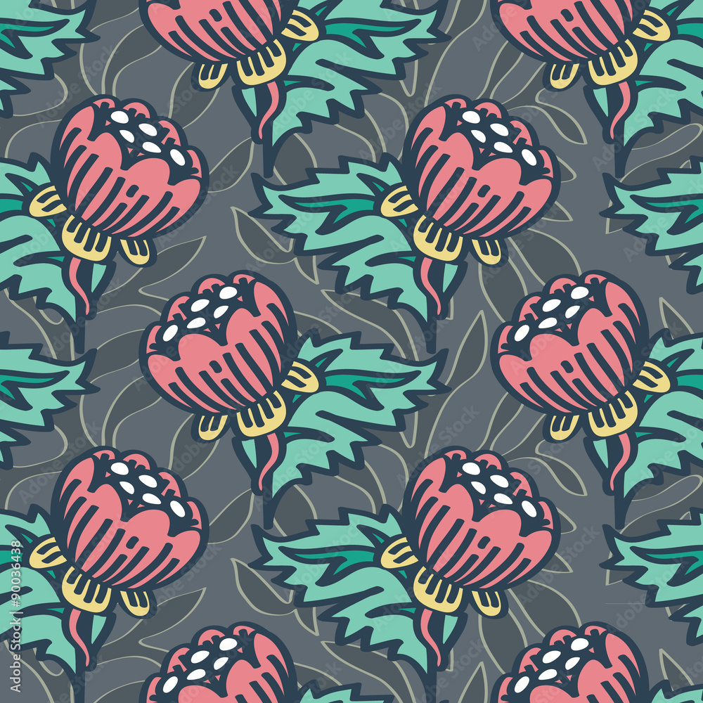 Seamless William Morris Inspired Background Pattern
Seamless William Morris Inspired Background Pattern