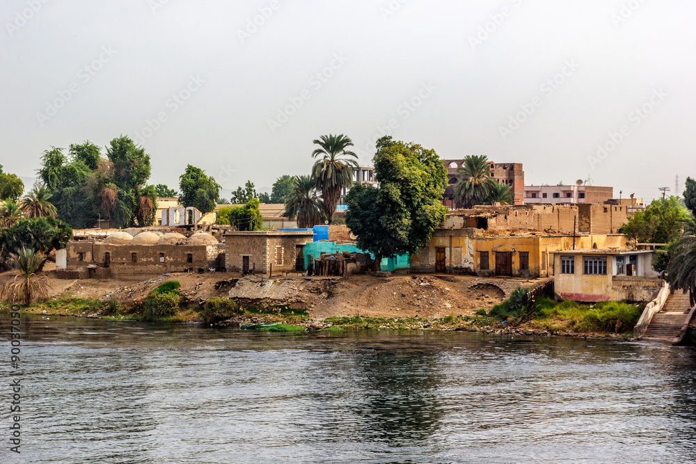Fototapeta premium Nile village