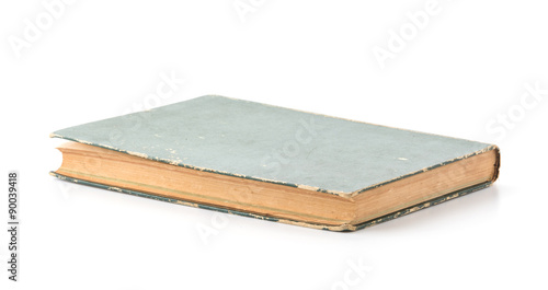 old book on white background