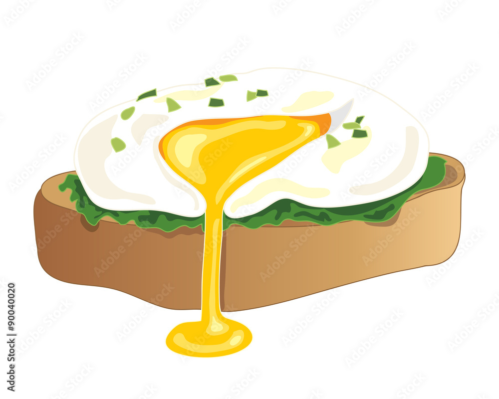 Konstfotografi poached egg